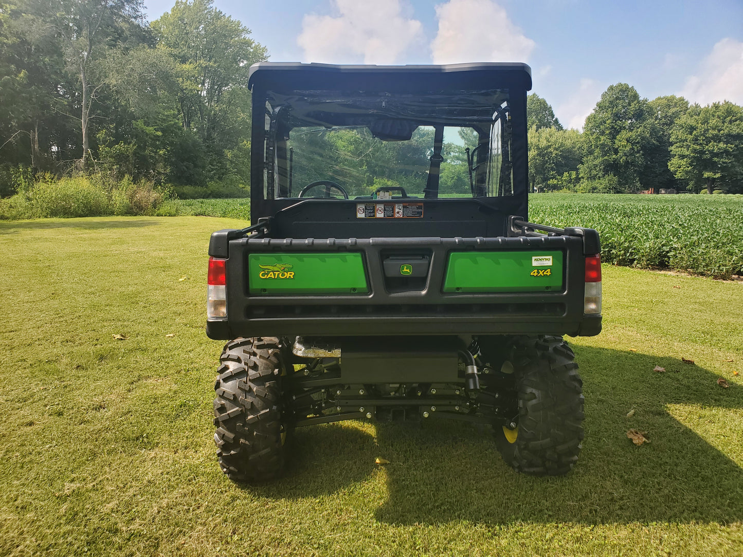 JD Gator Rear Panel w/ROPS wrap 60544 by Original Tractor Cab