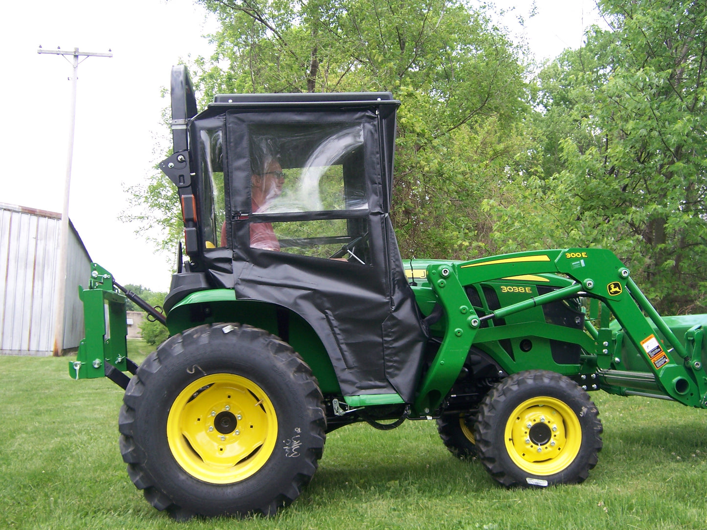 JD 3025E, 3032E, 3038E Hard Top Cab 40410 by Original Tractor Cab