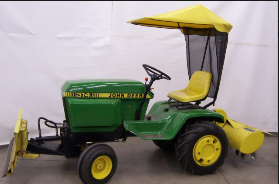 JD OLDER 300, 312, 314 Sunshade 9407 by Original Tractor Cab