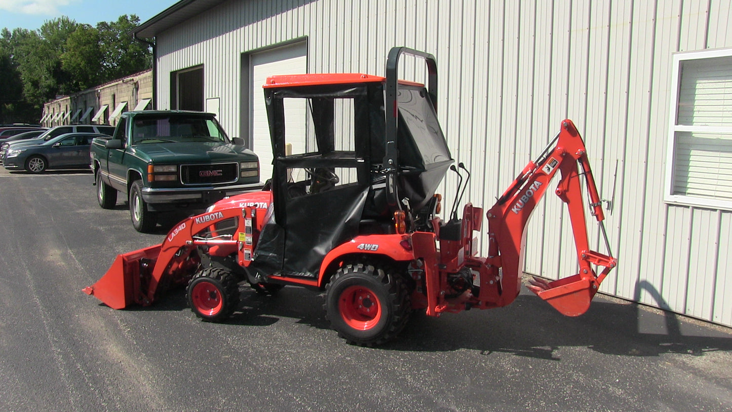 Kubota BX23S Backhoe model 12244 Hardtop Cab by Original Tractor Cab