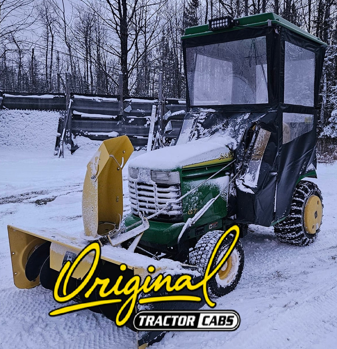 John Deere GT225, GT 235, GT 245, GX255 11105 Hardtop Cab by Original Tractor Cab
